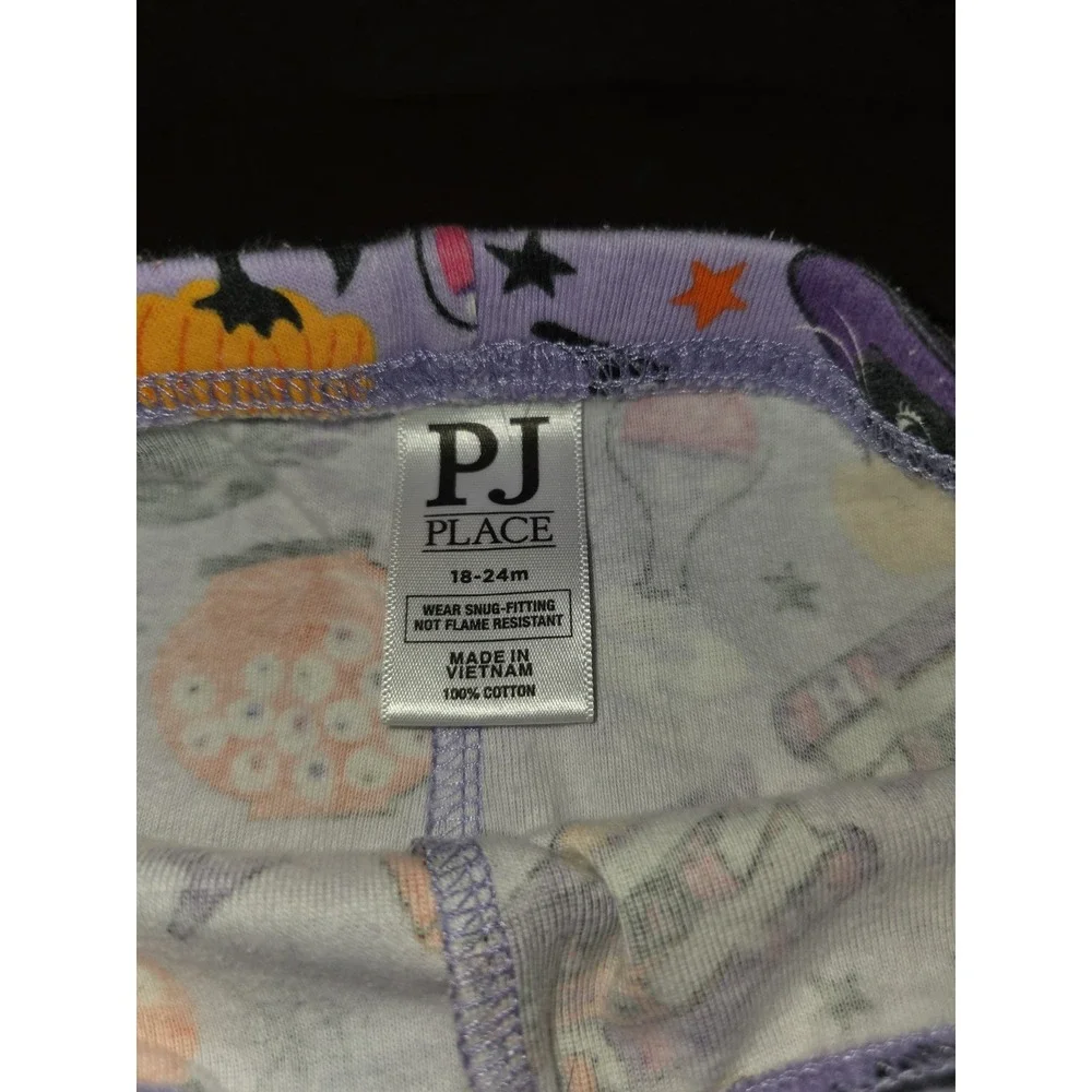 Pj place children's place fall autumn Halloween cat witch pajamas 18 24 months